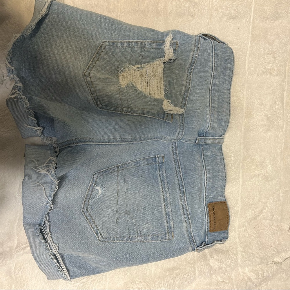 Light Blue Distressed Women's Jeans